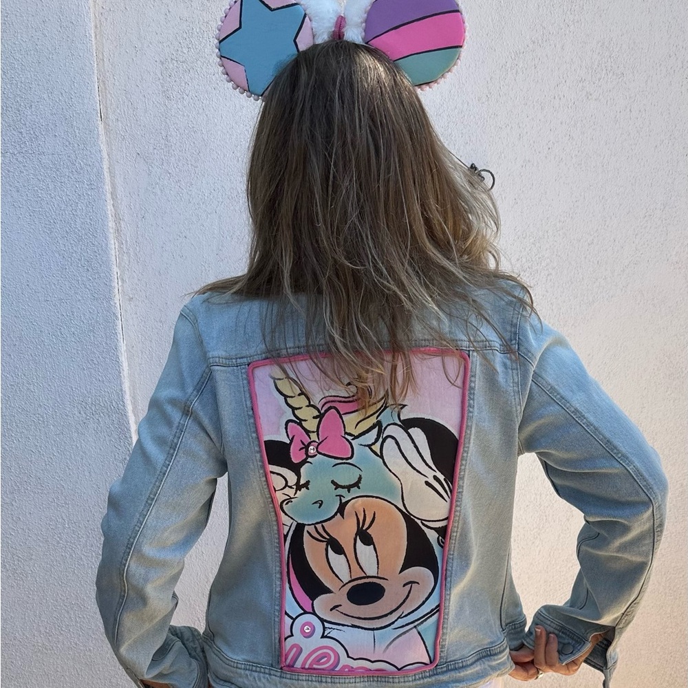 Disney - One of a Kind, Unique - Item Name: (Minnie) Pink Pony Jacket - denim - Picture 3 of 16